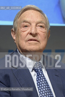 10/05/14, Torino, Lingotto Fiere, Salone del Libro 2014, nella foto: George Soros ©Alberto Ramella/Rosebud2