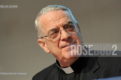 11/05/14, Torino, Lingotto Fiere, Salone del Libro 2014, La rivoluzione di Francesco nella comunicazione globale, nella foto:  padre Federico Lombardi ©Alberto Ramella/Rosebud2