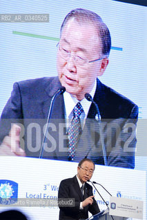 16.10.15, Torino, World Political Forum, il Segretario Ban Ki Moon ©Alberto Ramella/Rosebud2