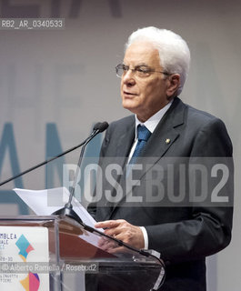 CAMPO, 30.10.15, Torino, Lingotto Fiere, Assemblea Anci, visita del presidente della Repubblica Sergio Mattarella ©Alberto Ramella/Rosebud2