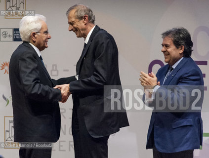 CAMPO, 30.10.15, Torino, Lingotto Fiere, Assemblea Anci, visita del presidente della Repubblica Sergio Mattarella ©Alberto Ramella/Rosebud2