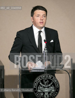 18.02.15, Torino, Politecnico, Matteo Renzi interviene allinaugurazione dellAnno Accademico 2014-15 ©Alberto Ramella/Rosebud2