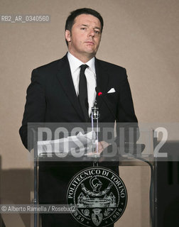 18.02.15, Torino, Politecnico, Matteo Renzi interviene allinaugurazione dellAnno Accademico 2014-15 ©Alberto Ramella/Rosebud2