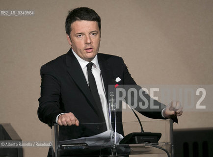 18.02.15, Torino, Politecnico, Matteo Renzi interviene allinaugurazione dellAnno Accademico 2014-15 ©Alberto Ramella/Rosebud2