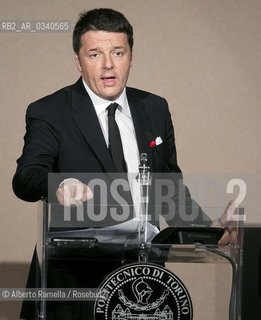 18.02.15, Torino, Politecnico, Matteo Renzi interviene allinaugurazione dellAnno Accademico 2014-15 ©Alberto Ramella/Rosebud2