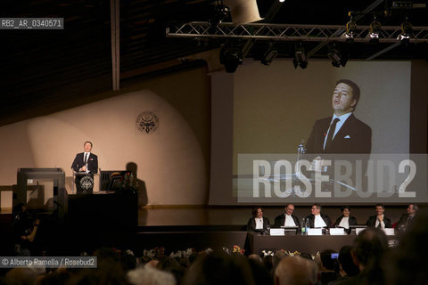 18.02.15, Torino, Politecnico, Matteo Renzi interviene allinaugurazione dellAnno Accademico 2014-15 ©Alberto Ramella/Rosebud2