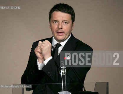 18.02.15, Torino, Politecnico, Matteo Renzi interviene allinaugurazione dellAnno Accademico 2014-15 ©Alberto Ramella/Rosebud2