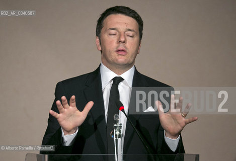 18.02.15, Torino, Politecnico, Matteo Renzi interviene allinaugurazione dellAnno Accademico 2014-15 ©Alberto Ramella/Rosebud2