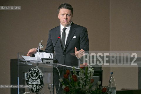 18.02.15, Torino, Politecnico, Matteo Renzi interviene allinaugurazione dellAnno Accademico 2014-15 ©Alberto Ramella/Rosebud2