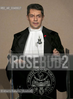 18.02.15, Torino, Inaugurazione Anno Accademico 2014-15 - Politecnico - il Magnifico Rettore Marco Gilli ©Alberto Ramella/Rosebud2