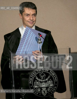 18.02.15, Torino, Inaugurazione Anno Accademico 2014-15 - Politecnico - il Magnifico Rettore Marco Gilli ©Alberto Ramella/Rosebud2