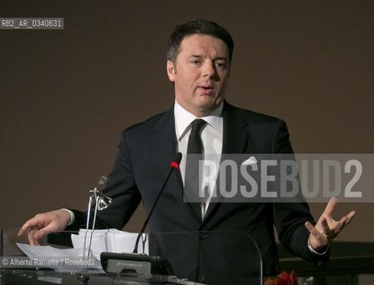 18.02.15, Torino, Politecnico, Matteo Renzi interviene allinaugurazione dellAnno Accademico 2014-15 ©Alberto Ramella/Rosebud2