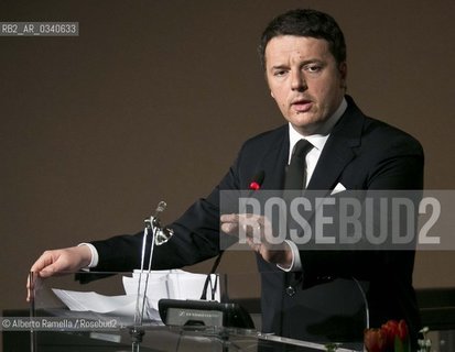 18.02.15, Torino, Politecnico, Matteo Renzi interviene allinaugurazione dellAnno Accademico 2014-15 ©Alberto Ramella/Rosebud2