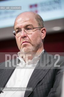 18/05/2015 Torino, Lingotto Fiere. Salone del Libro, nella foto lincontro Le Notti dei Libri con Carlo Fruttero con Massimo Gramellini ©Alberto Ramella/Rosebud2