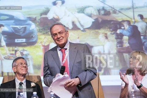 18/05/2015 Torino, Lingotto Fiere. Salone del Libro, nella foto la conferenza stampa finale. con Rolando Picchioni ©Alberto Ramella/Rosebud2