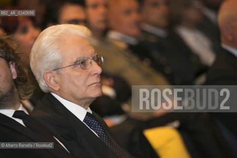 14/05/2015 Torino, Lingotto Fiere. Salone del Libro, nella foto Sergio Mattarella ©Alberto Ramella/Rosebud2