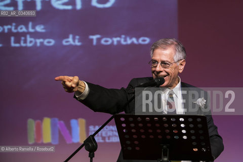 14/05/2015 Torino, Lingotto Fiere. Salone del Libro, nella foto Ernesto Ferrero ©Alberto Ramella/Rosebud2