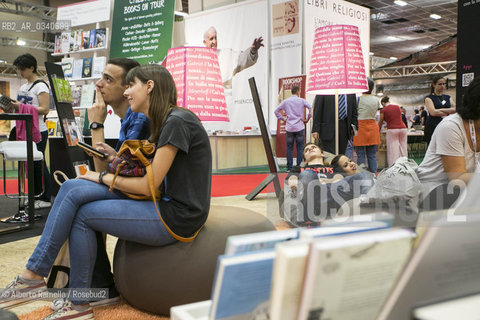 14/05/2015 Torino, Lingotto Fiere. Salone del Libro, nella foto ©Alberto Ramella/Rosebud2