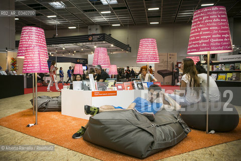 14/05/2015 Torino, Lingotto Fiere. Salone del Libro, nella foto ©Alberto Ramella/Rosebud2