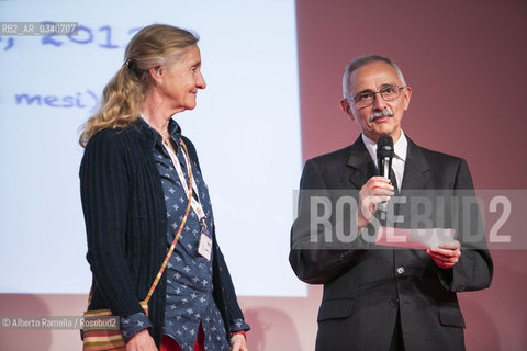 14/05/2015 Torino, Lingotto Fiere. Salone del Libro, premiazione concorso Nati per Leggere. nella foto Francesca Archinto ©Alberto Ramella/Rosebud2