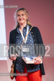 14/05/2015 Torino, Lingotto Fiere. Salone del Libro, premiazione concorso Nati per Leggere. nella foto Francesca Archinto ©Alberto Ramella/Rosebud2