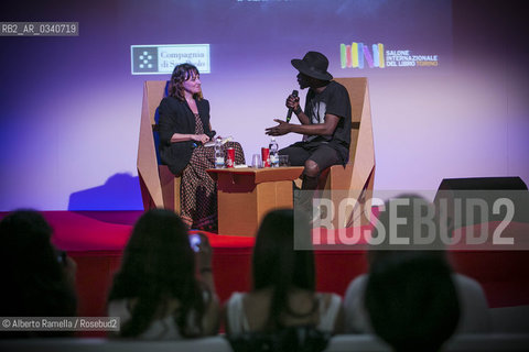 14/05/2015 Torino, Lingotto Fiere. Salone del Libro, nella foto incontro con Antonio Dikele Distefano ©Alberto Ramella/Rosebud2