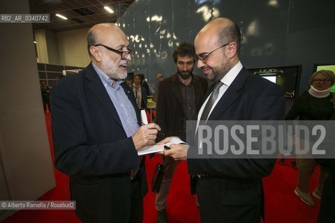 15/05/2015 Torino, Lingotto Fiere. Salone del Libro, nella foto Carlo Petrini ©Alberto Ramella/Rosebud2