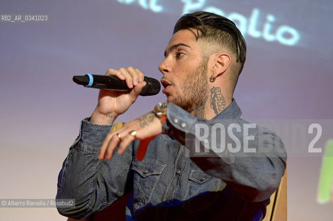 15/05/15, Torino, Lingotto Fiere, Salone del Libro 2015, nella foto: Emis Killa ©Alberto Ramella/Rosebud2