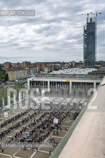 15/05/2015, Torino, Lingotto fiere, salone del libro 2015 - code alla biglietteria ©Alberto Ramella/Rosebud2