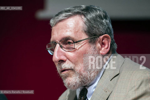 15/05/2015, Torino, Lingotto fiere, salone del libro 2015 - Incontro con Carlo Ossola nella foto Massimo Firpo ©Alberto Ramella/Rosebud2