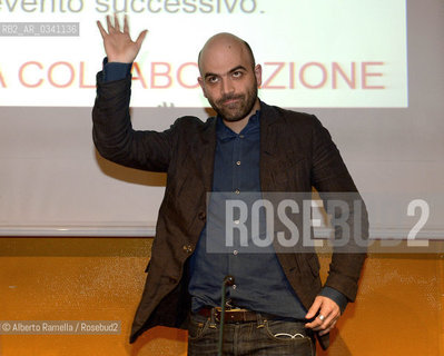 16/05/15, Torino, Lingotto Fiere, Salone del Libro 2015, nella foto: Roberto Saviano ©Alberto Ramella/Rosebud2