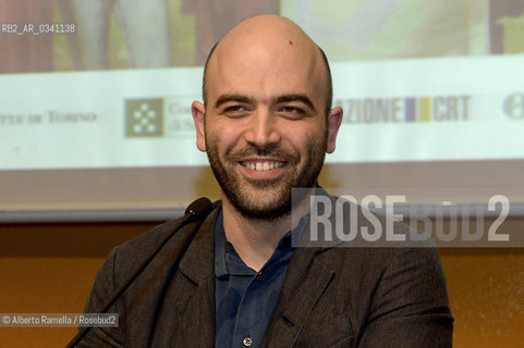 16/05/15, Torino, Lingotto Fiere, Salone del Libro 2015, nella foto: Roberto Saviano ©Alberto Ramella/Rosebud2