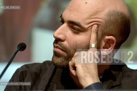 16/05/15, Torino, Lingotto Fiere, Salone del Libro 2015, nella foto: Roberto Saviano ©Alberto Ramella/Rosebud2