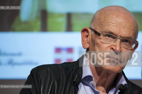 15/05/2015, Torino, Lingotto fiere, salone del libro 2015 - Gunter Wallraff incontra Roberto Saviano ©Alberto Ramella/Rosebud2