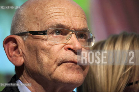 15/05/2015, Torino, Lingotto fiere, salone del libro 2015 - Gunter Wallraff incontra Roberto Saviano ©Alberto Ramella/Rosebud2