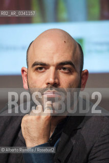 15/05/2015, Torino, Lingotto fiere, salone del libro 2015 - Gunter Wallraff incontra Roberto Saviano ©Alberto Ramella/Rosebud2