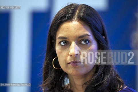 15/05/2015, Torino, Lingotto fiere, salone del libro 2015 - Scegliere lItalia nella foto Jhumpa Lahiri ©Alberto Ramella/Rosebud2