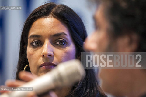 15/05/2015, Torino, Lingotto fiere, salone del libro 2015 - Scegliere lItalia nella foto Jhumpa Lahiri ©Alberto Ramella/Rosebud2