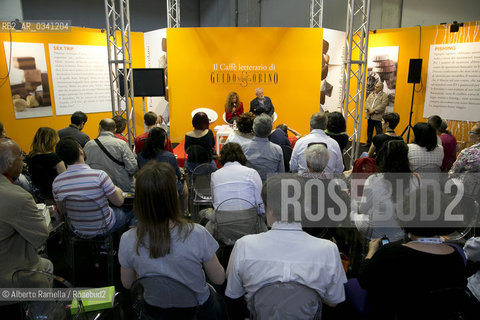 SALONE INTERNAZIONALE DEL LIBRO 2015, domenica, 17.5.15 - antonio moresco ©Alberto Ramella/Rosebud2