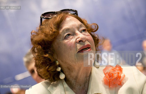 SALONE INTERNAZIONALE DEL LIBRO 2015, domenica, 17.5.15 - feltrinelli 60 - Inge Feltrinelli ©Alberto Ramella/Rosebud2