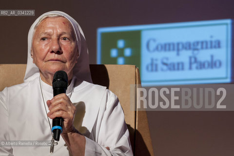 17/05/2015, Torino, Lingotto fiere, salone del libro 2015  - Suor Giuliana Galli ©Alberto Ramella/Rosebud2