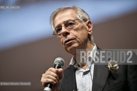 SALONE INTERNAZIONALE DEL LIBRO 2015, domenica, 17.5.15 -  Incontro con Massimo Recalcati introdotto da Ernesto Ferrero (nella foto) ©Alberto Ramella/Rosebud2