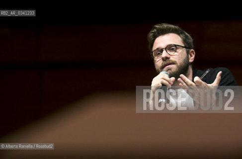 SALONE INTERNAZIONALE DEL LIBRO 2015, domenica, 17.5.15 -  Incontro con Massimo Recalcati bella foto Paolo Giordano ©Alberto Ramella/Rosebud2