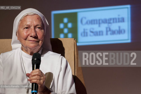 17/05/2015, Torino, Lingotto fiere, salone del libro 2015  - Suor Giuliana Galli ©Alberto Ramella/Rosebud2