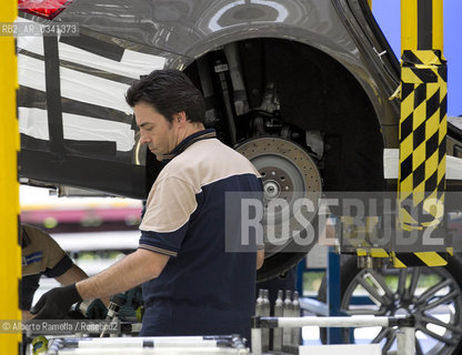 30.06.14, Grugliasco (To), Stabilimento Maserati, Ass Annuale Confindustria Torino - nella foto: Catena di montaggio Maserati ©Alberto Ramella/Rosebud2