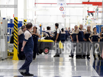 30.06.14, Grugliasco (To), Stabilimento Maserati, Ass Annuale Confindustria Torino - nella foto: Catena di montaggio Maserati ©Alberto Ramella/Rosebud2