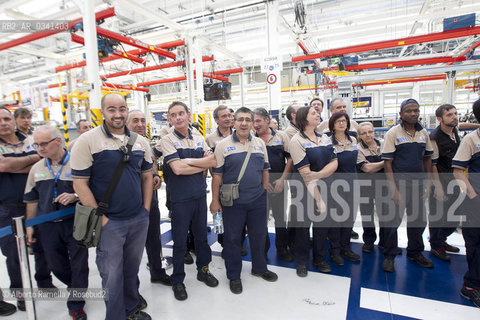 30.06.14, Grugliasco (To), Stabilimento Maserati, Ass Annuale Confindustria Torino - nella foto: Catena di montaggio Maserati ©Alberto Ramella/Rosebud2