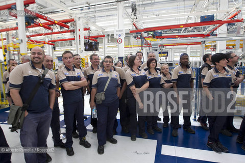 30.06.14, Grugliasco (To), Stabilimento Maserati, Ass Annuale Confindustria Torino - nella foto: Catena di montaggio Maserati ©Alberto Ramella/Rosebud2