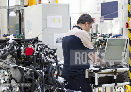 30.06.14, Grugliasco (To), Stabilimento Maserati, Ass Annuale Confindustria Torino - nella foto: Catena di montaggio Maserati ©Alberto Ramella/Rosebud2