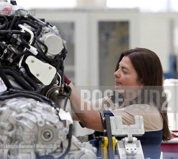 30.06.14, Grugliasco (To), Stabilimento Maserati, Ass Annuale Confindustria Torino - nella foto: Catena di montaggio Maserati ©Alberto Ramella/Rosebud2